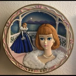 Midnight Blue Barbie plate 1994 like new